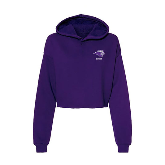 SBU - NCAA Football : Nathan Hatcher - Classic Shersey Women's Crop Fleece Hoodie-0