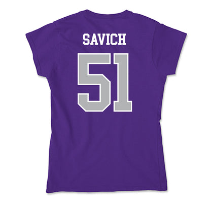 SBU - NCAA Football : Samuel Savich - Classic Shersey Soft Style Women’s T-Shirt-1