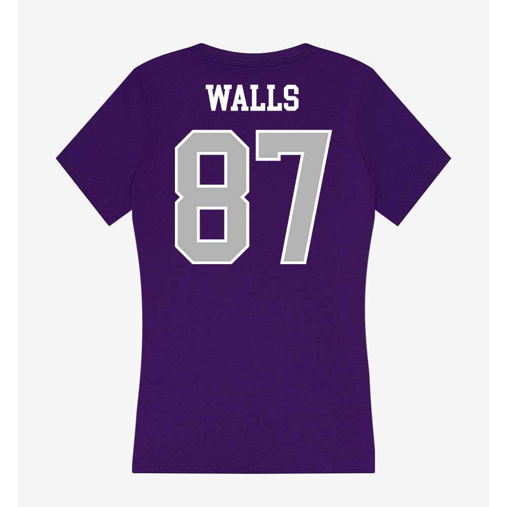 SBU - NCAA Football : Gabriel Walls - Classic Shersey Women's V-Neck T-Shirt-1