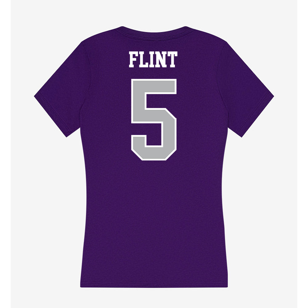 SBU - NCAA Football : Keivon Flint - Classic Shersey Women's V-Neck T-Shirt-1