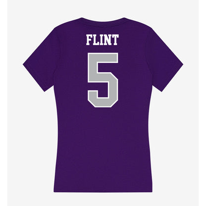 SBU - NCAA Football : Keivon Flint - Classic Shersey Women's V-Neck T-Shirt-1