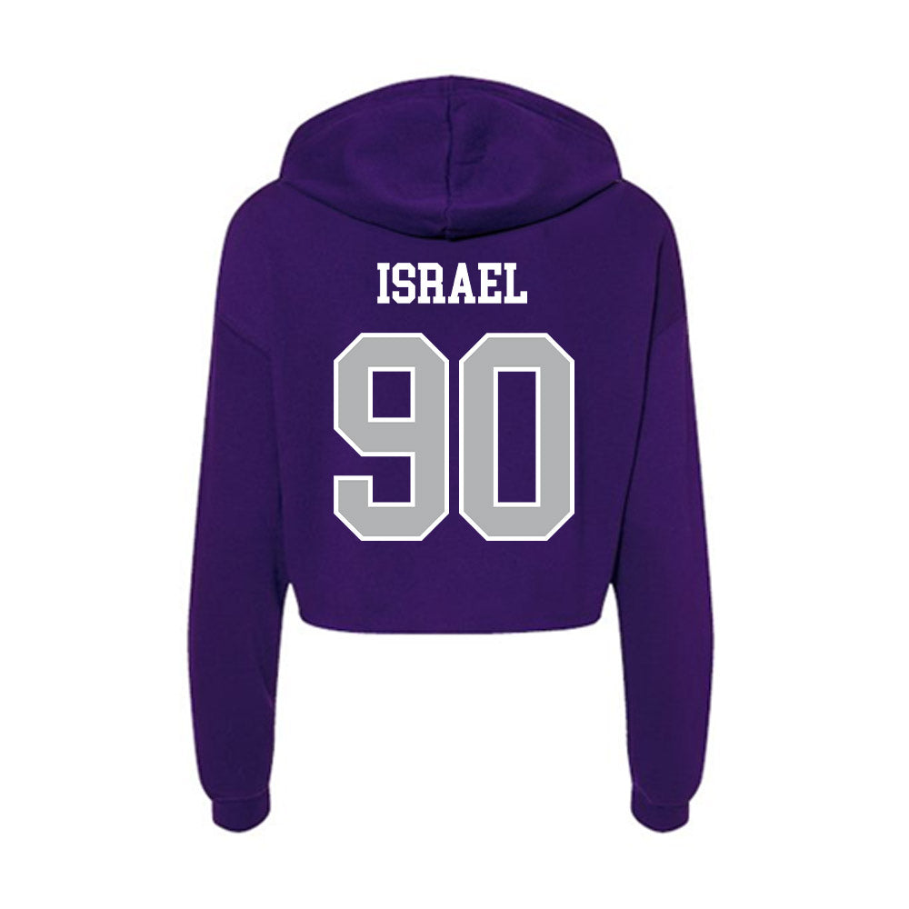 SBU - NCAA Football : Bradyn Israel - Classic Shersey Women's Crop Fleece Hoodie-1