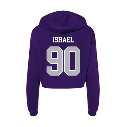 SBU - NCAA Football : Bradyn Israel - Classic Shersey Women's Crop Fleece Hoodie-1