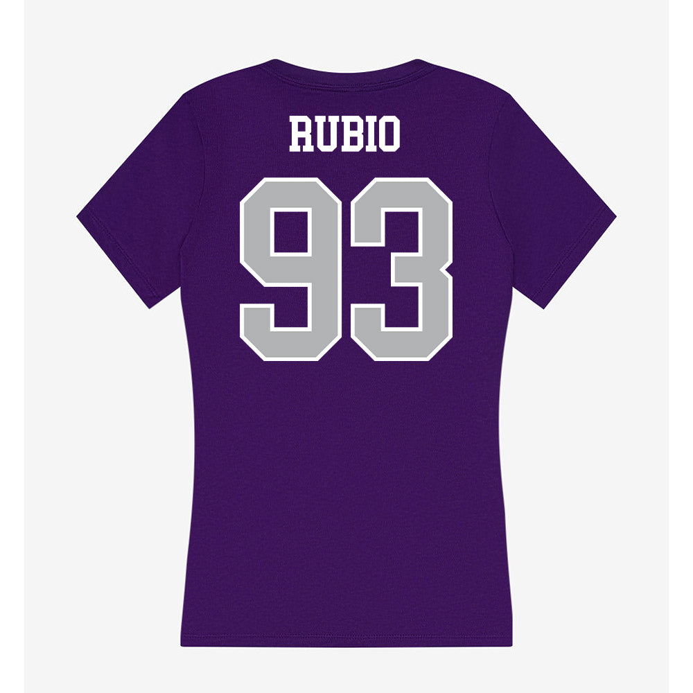 SBU - NCAA Football : Isaiah Rubio - Classic Shersey Women's V-Neck T-Shirt-1