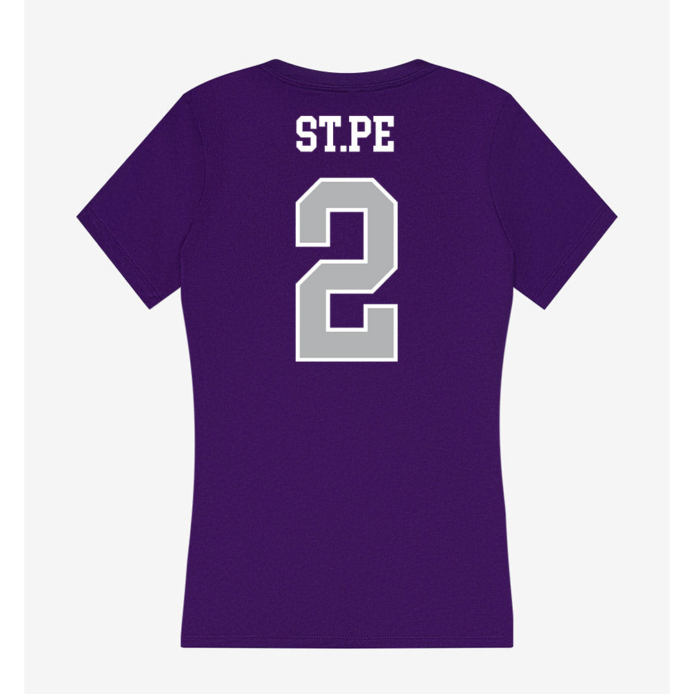 SBU - NCAA Baseball : Matthew St.Pe - Classic Shersey Women's V-Neck T-Shirt-1