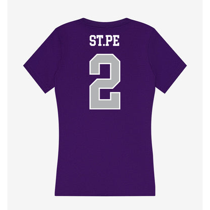 SBU - NCAA Baseball : Matthew St.Pe - Classic Shersey Women's V-Neck T-Shirt-1
