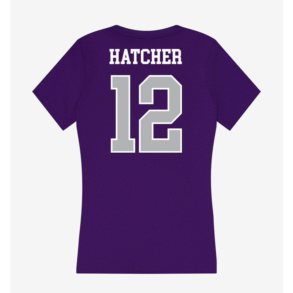 SBU - NCAA Football : Nathan Hatcher - Classic Shersey Women's V-Neck T-Shirt-1