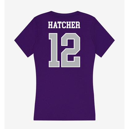 SBU - NCAA Football : Nathan Hatcher - Classic Shersey Women's V-Neck T-Shirt-1