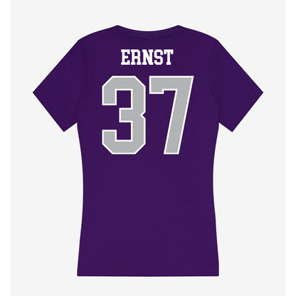 SBU - NCAA Football : Braxton Ernst - Classic Shersey Women's V-Neck T-Shirt-1