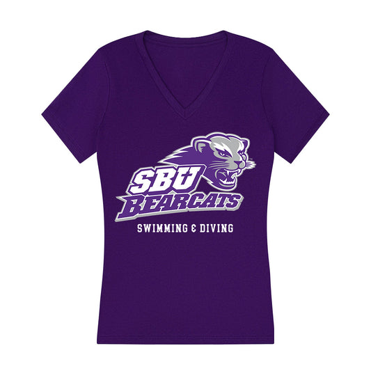 SBU - NCAA Men's Swimming & Diving : Ian McCorkle - Classic Shersey Women's V-Neck T-Shirt-0