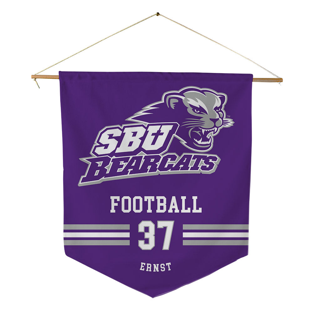 SBU - NCAA Football : Braxton Ernst - Pennant - 18" x 21"-0