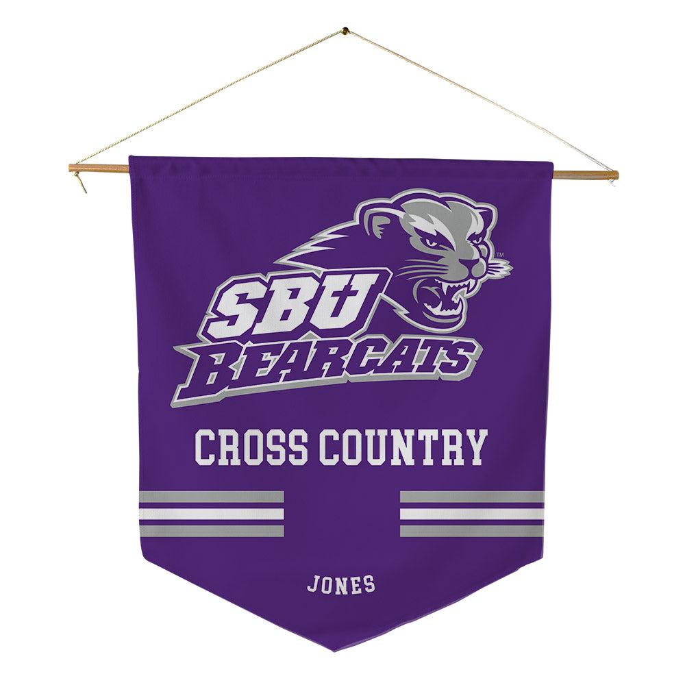 SBU - NCAA Men's Cross Country : Landon Jones - Pennant - 18" x 21"-0