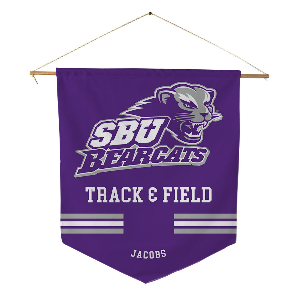 SBU - NCAA Men's Track & Field : Andrew Jacobs - Pennant - 18" x 21"-0