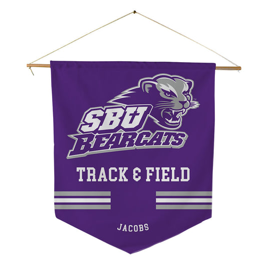 SBU - NCAA Men's Track & Field : Andrew Jacobs - Pennant - 18" x 21"-0