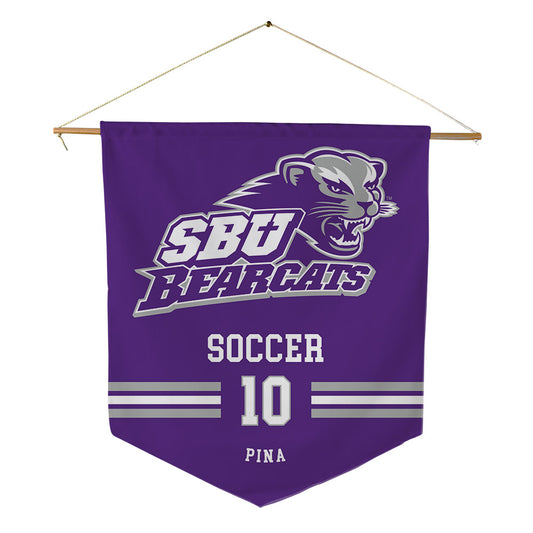 SBU - NCAA Men's Soccer : Edgar Pina - Pennant - 18" x 21"-0