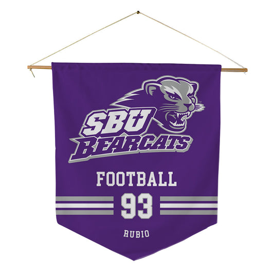 SBU - NCAA Football : Isaiah Rubio - Pennant - 18" x 21"-0