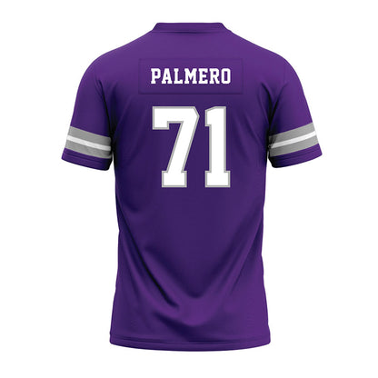SBU - NCAA Football : Allen Palmero - Purple Premium Football Jersey-1