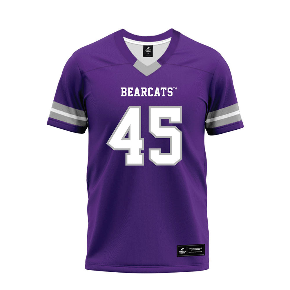 SBU - NCAA Football : Jonathan Batres - Purple Premium Football Jersey-0