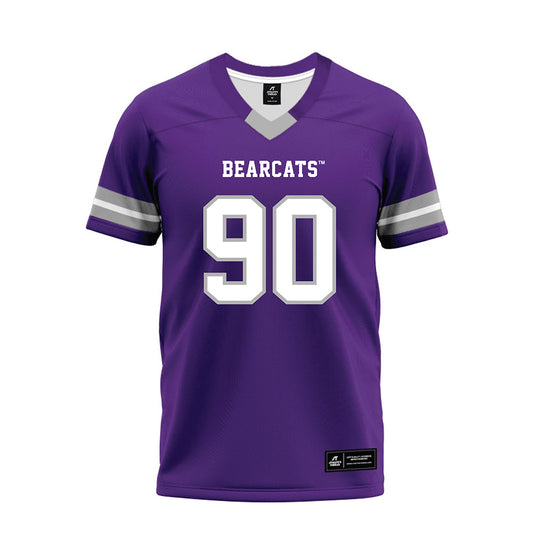 SBU - NCAA Football : Bradyn Israel - Purple Premium Football Jersey-0