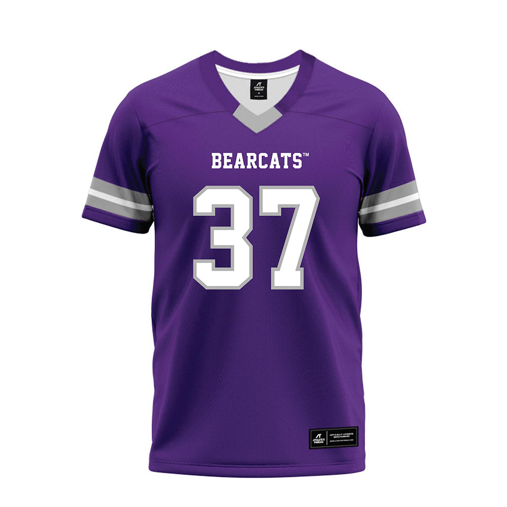 SBU - NCAA Football : Braxton Ernst - Purple Premium Football Jersey-0