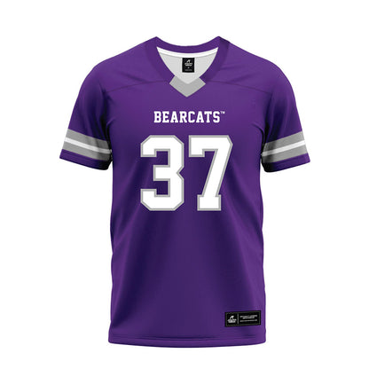 SBU - NCAA Football : Braxton Ernst - Purple Premium Football Jersey-0