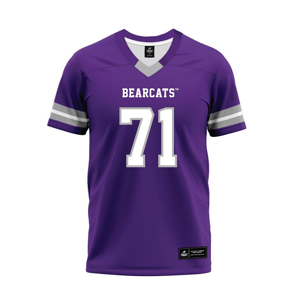 SBU - NCAA Football : Allen Palmero - Purple Premium Football Jersey-0