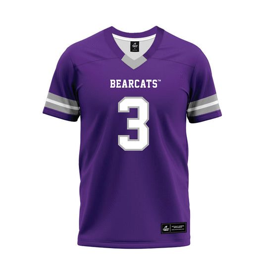 SBU - NCAA Football : Eric McGinnis McGinnis - Purple Premium Football Jersey-0