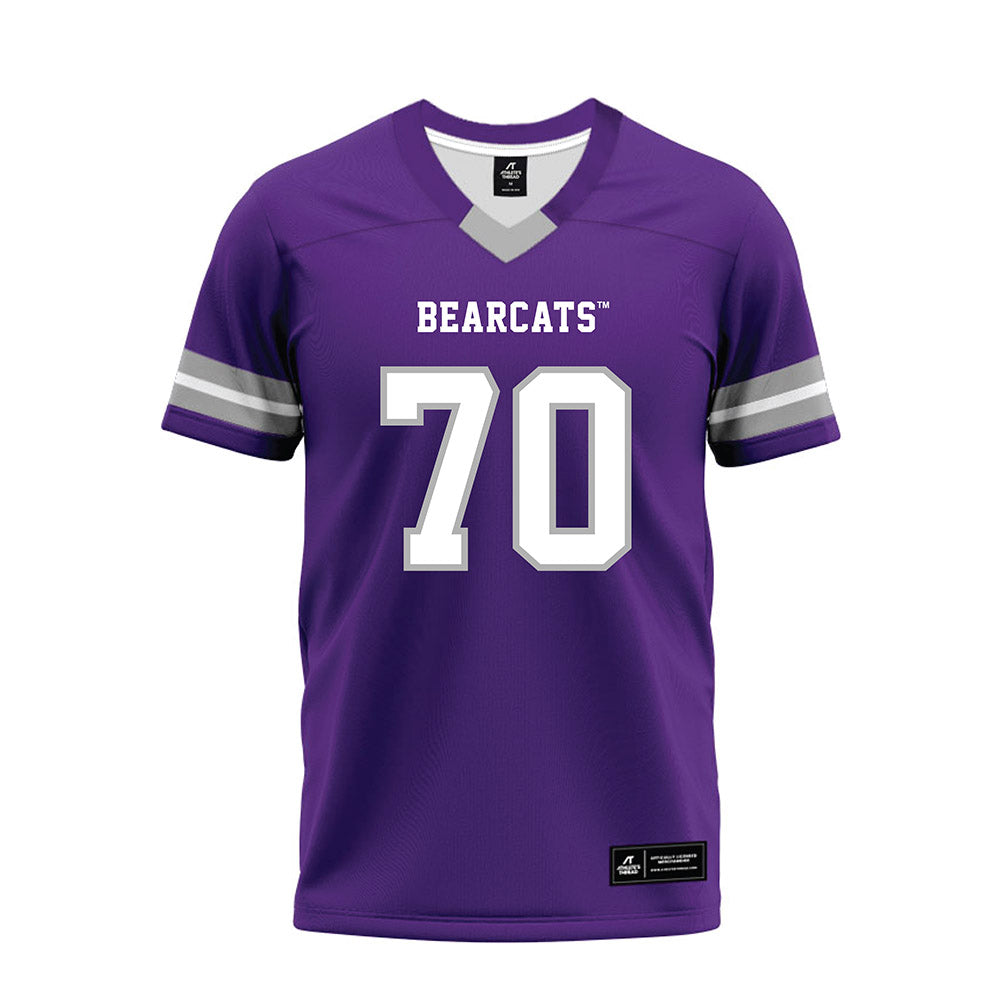 SBU - NCAA Football : Samuel Robinson - Purple Premium Football Jersey-0