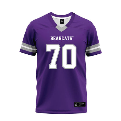 SBU - NCAA Football : Samuel Robinson - Purple Premium Football Jersey-0