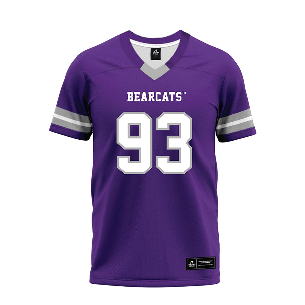 SBU - NCAA Football : Isaiah Rubio - Purple Premium Football Jersey-0