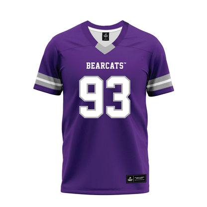 SBU - NCAA Football : Isaiah Rubio - Purple Premium Football Jersey-0