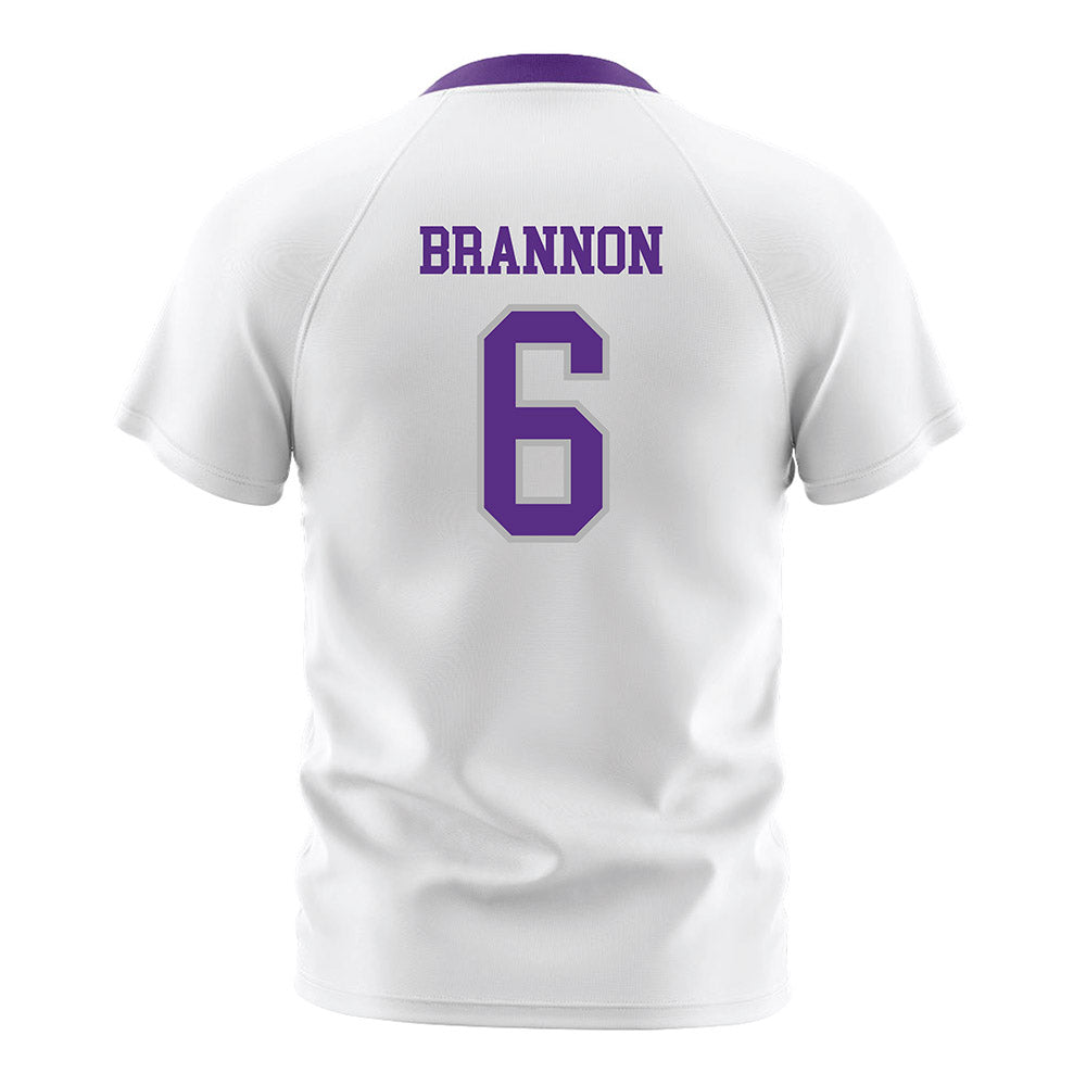 SBU - NCAA Men's Soccer : Tate Brannon - White Soccer Jersey-1