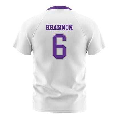 SBU - NCAA Men's Soccer : Tate Brannon - White Soccer Jersey-1