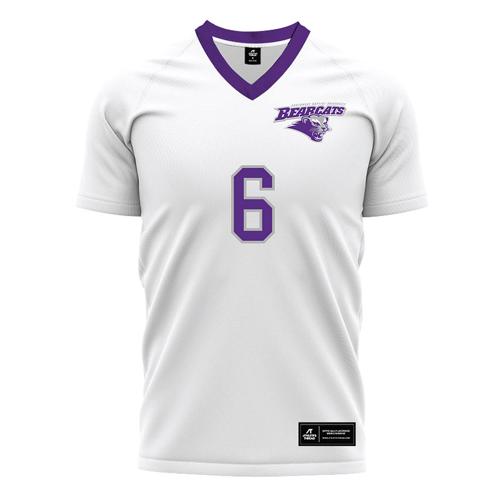 SBU - NCAA Men's Soccer : Tate Brannon - White Soccer Jersey-0