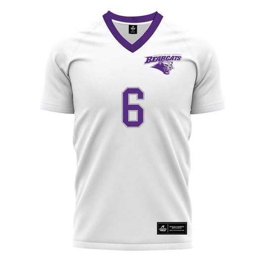 SBU - NCAA Men's Soccer : Tate Brannon - White Soccer Jersey-0