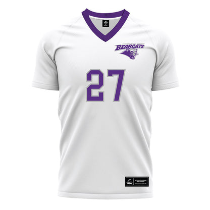 SBU - NCAA Men's Soccer : Ugo Morvan - White Soccer Jersey-0