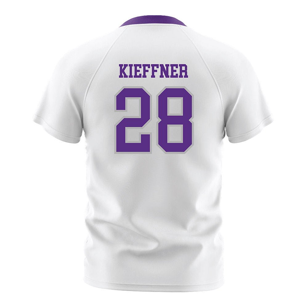 SBU - NCAA Women's Soccer : Caroline Kieffner - White Soccer Jersey-1