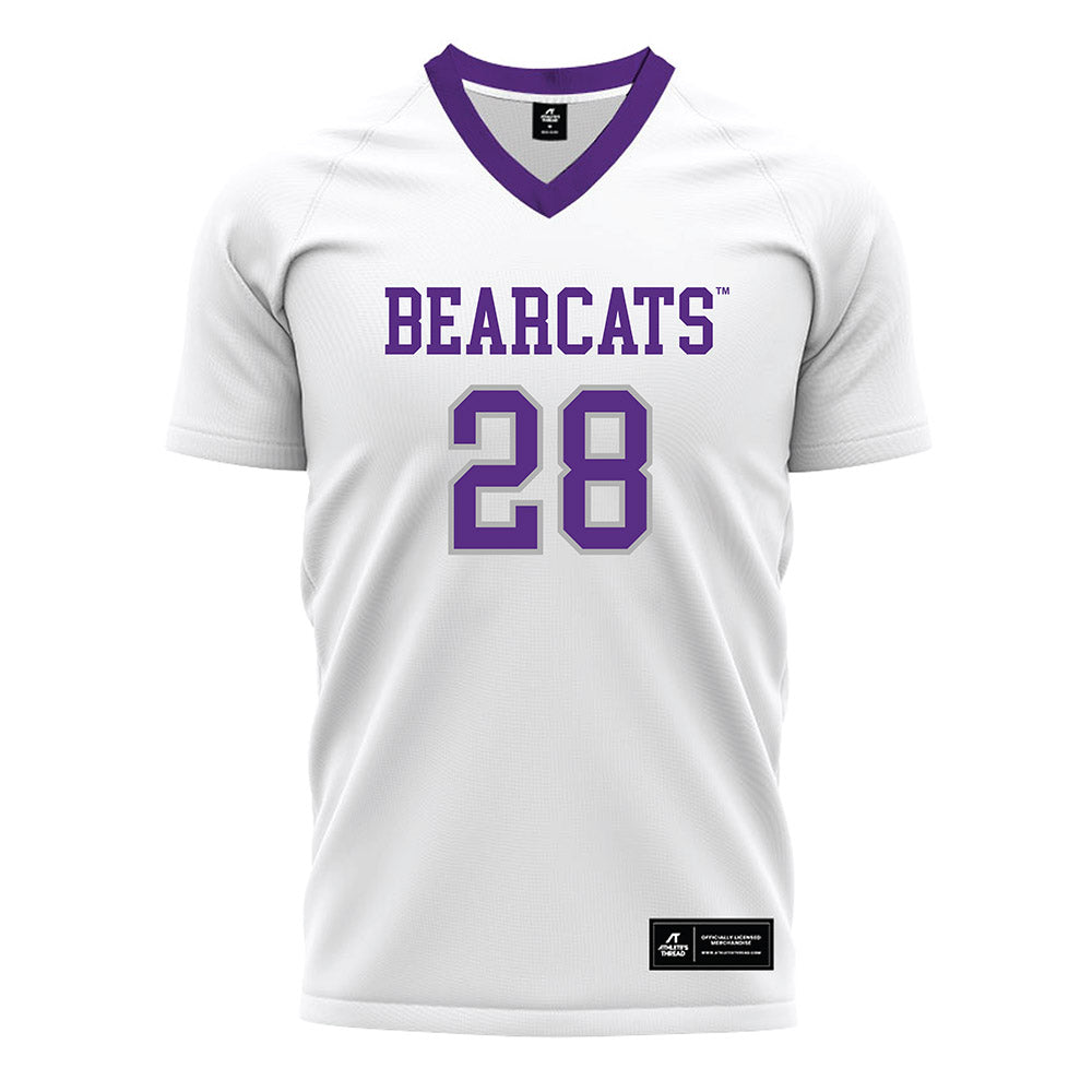 SBU - NCAA Women's Soccer : Caroline Kieffner - White Soccer Jersey-0