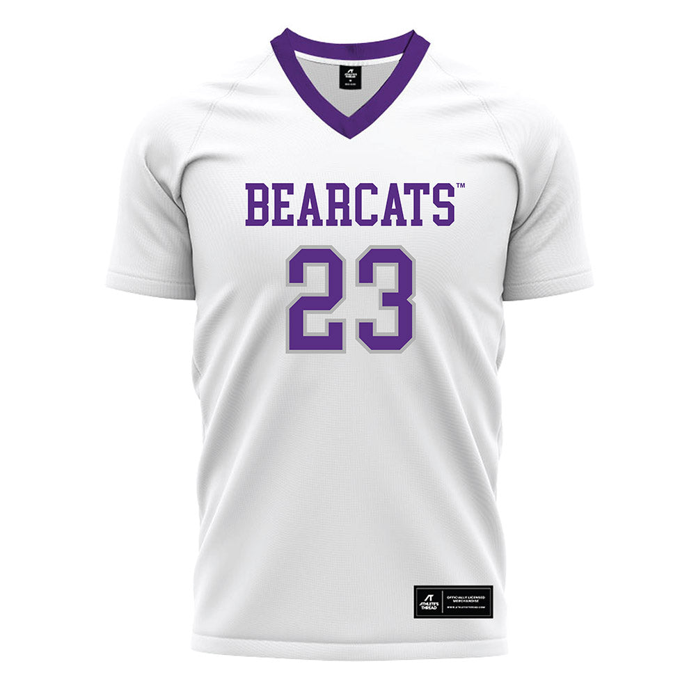 SBU - NCAA Women's Soccer : Emma Burton - White Soccer Jersey-0