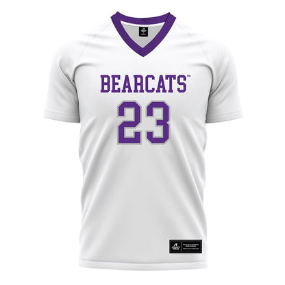 SBU - NCAA Women's Soccer : Emma Burton - White Soccer Jersey-0
