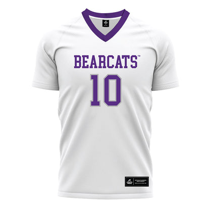 SBU - NCAA Women's Soccer : Sam Short - White Soccer Jersey-0