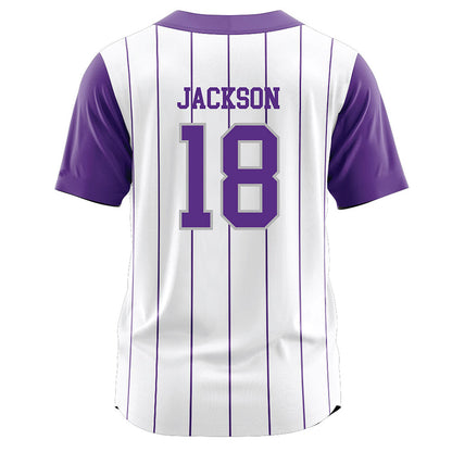 SBU - NCAA Softball : Talyn Jackson - White Jersey-1