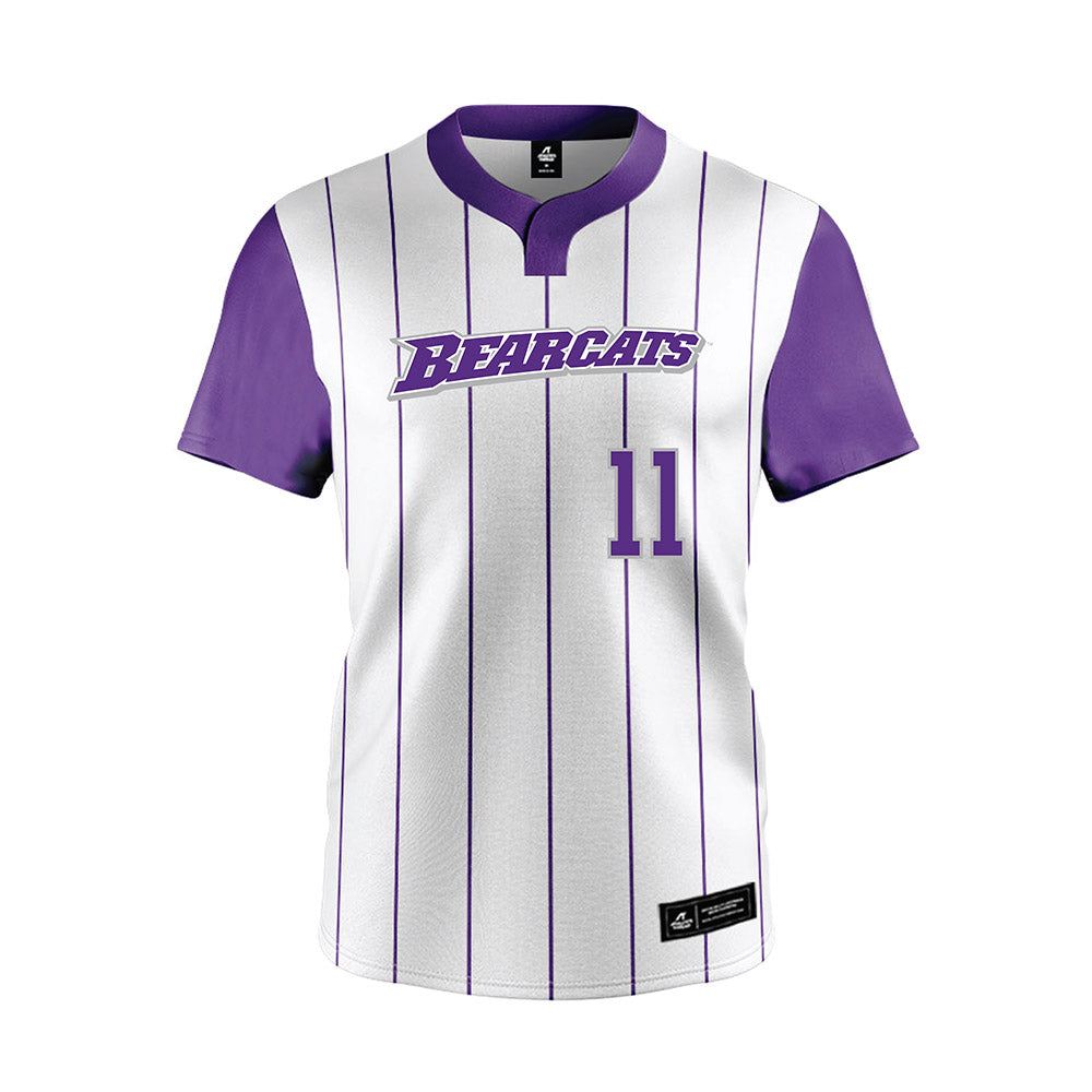 SBU - NCAA Softball : Ashley Gruben - White Jersey-0