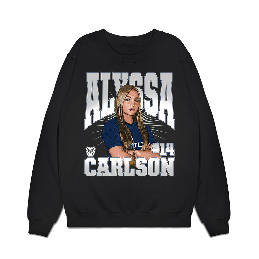 Butler - NCAA Women's Soccer : Alyssa Carlson - Collage Premium Crewneck Sweatshirt-0