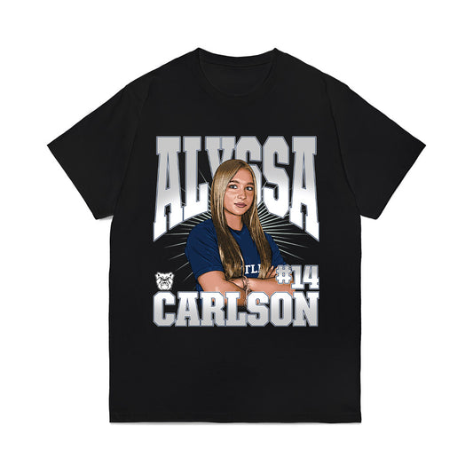 Butler - NCAA Women's Soccer : Alyssa Carlson - Collage Comfort Colors T-Shirt-0