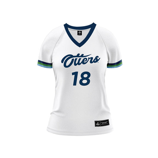 CSU Monterey Bay - NCAA Women's Volleyball : Rilee Graham - White Volleyball Jersey-0