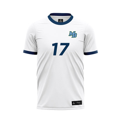 CSU Monterey Bay - NCAA Men's Soccer : Aidan Astilla-Boronda - White Soccer Jersey-0