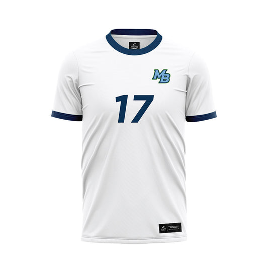 CSU Monterey Bay - NCAA Men's Soccer : Aidan Astilla-Boronda - White Soccer Jersey-0