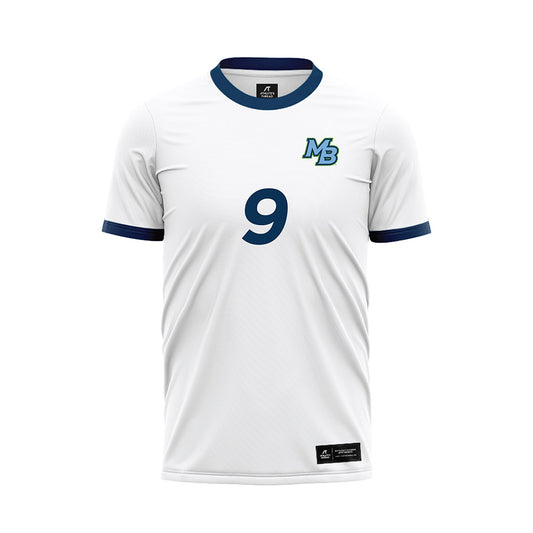 CSU Monterey Bay - NCAA Men's Soccer : Sylas Sells - White Soccer Jersey-0