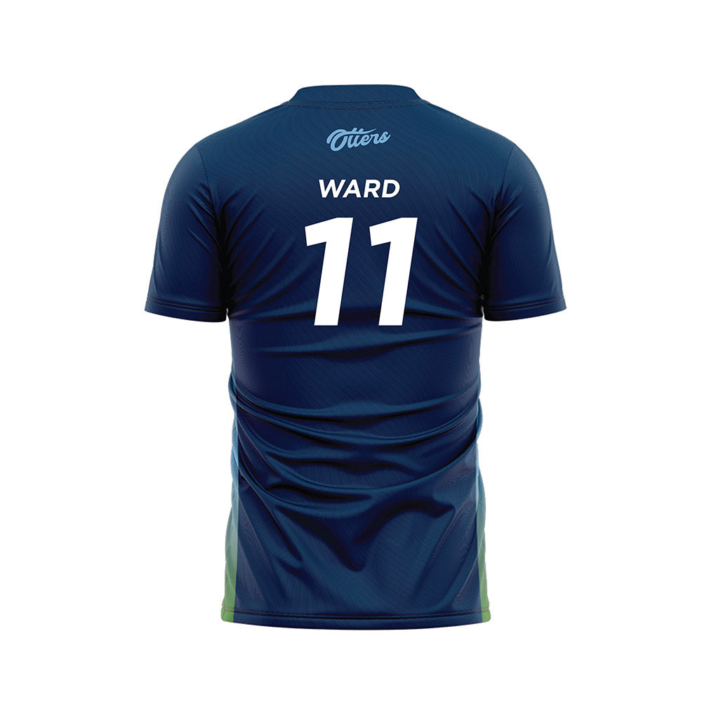 CSU Monterey Bay - NCAA Men's Soccer : Mason Ward - Navy Soccer Jersey-1